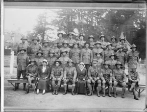 Maori Pioneer Battalion; reinforcements, Wanganui and West Coast (North Island) Platoons - Photographer unidentified
