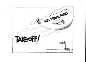 TAKE OFF! MP's travel perks. 19 November 2010