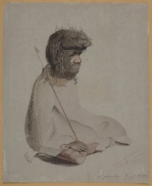 [Rodius, Charles] 1802-1860 :Moyengully - `King of Nattai' [New South Wales, Australia. Between 1831 and 1834]