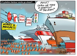 "If Lyttelton Harbour works go ahead"