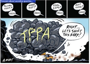 Government shifts TPPA rubble