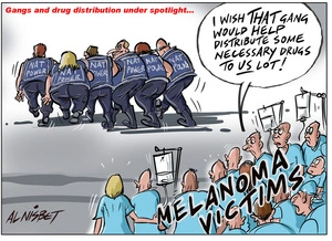 "Nat Power" gang withhold drugs from melanoma victims