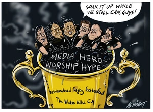 All Blacks "Media hero-worship hype"