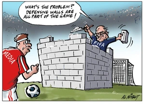 FIFA builds a defensive wall