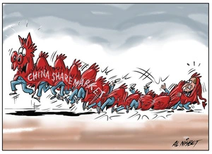 "China Share Market" dragon
