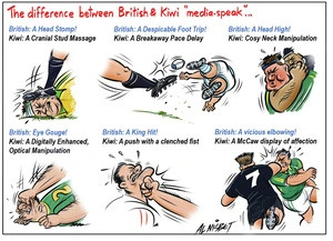 British and Kiwi rugby-speak