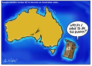 "Aussie senator invites NZ to become an Australian state"