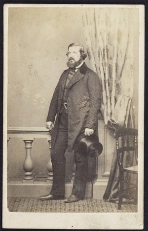 Photographer unknown: Portrait of Sir Julius von Haast