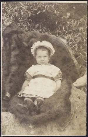 Martin, Josiah, 1843-1916 :Photograph of Mona Vera Haszard of Te Wairoa