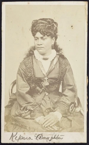 Photographer unknown :Portrait of Kepana's daughter