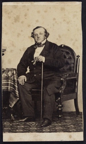 Photographer unknown :Portrait of Mr Justice Johnston