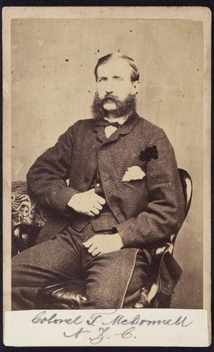 Photographer unknown :Portrait of Col. Thomas McDonnell, 1832-1899