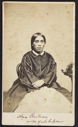 Photographer unknown :Portrait of Ana Kaihau