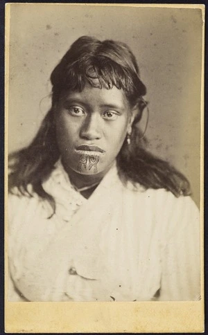 Photographer unknown :Portrait of Kate Wairoa? a guide at Rotomahana