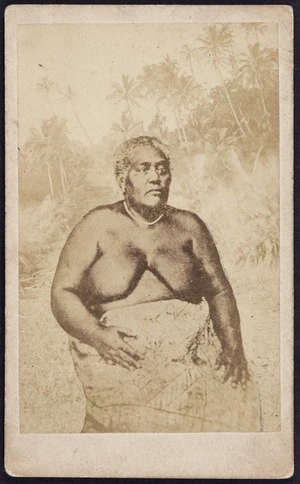 Photographer unknown :Portrait of Adi Samanunu, wife of Cakobau