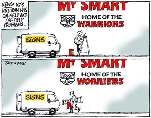 Warriors' sign