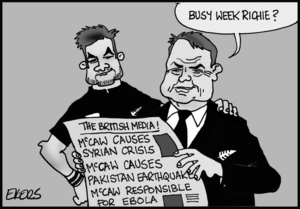 Richie McCaw in the British media