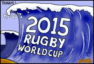 2015 Rugby World Cup tsunami
