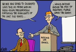 Celebrating Len Brown's time as mayor