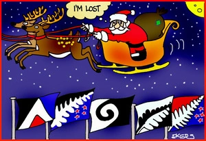 New Zealand flag options confuse Santa