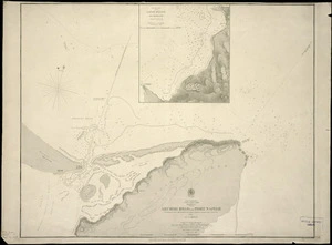 Ahuriri Road and Port Napier / surveyed by B. Drury, 1855.