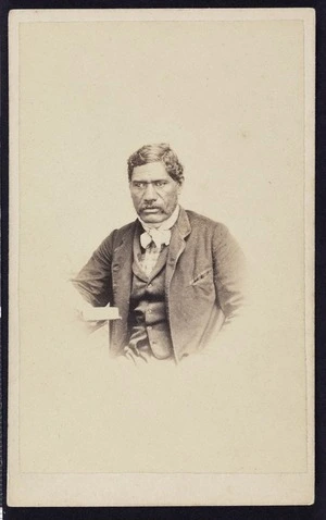 Swan & Wrigglesworth (Wellington & Napier) fl 1864-1870 :Portrait of Te Ua