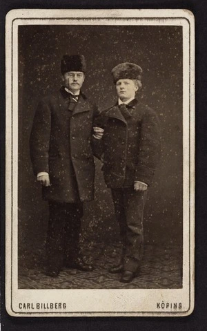 Billberg, Carl :Portrait of two unidentified men