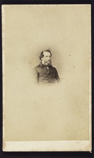 Fletcher, A (Nelson) fl 1865 :Portrait of an unidentified man