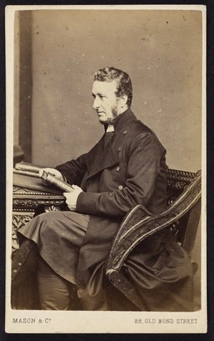 Mason, Robert H, and Company :Portrait of Charles John Abraham (1814-1903), first Anglican Bishop of Wellington