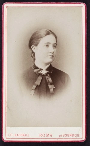 Schemboche, Michele, fl 1870s-1885 :Portrait of Edith F Lloyd