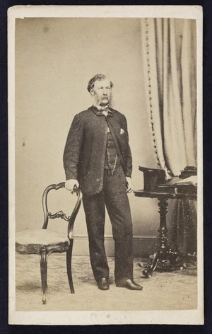 Webster, Hartley, fl 1852-1900 :Portrait of unidentified man