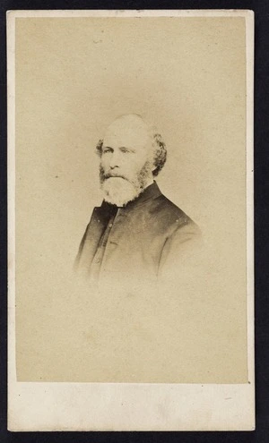 Webster, Hartley, fl 1852-1900 :Portrait of unidentified clergyman