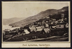 Photographer unknown :View of Port Lyttelton