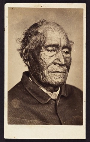 Pulman, Elizabeth, 1836-1900 : Portrait of Tamati Waka Nene