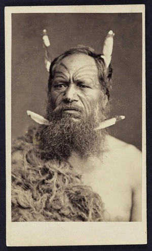 Bragge, James (Wellington) fl 1865-1875 :Portrait of unidentified man