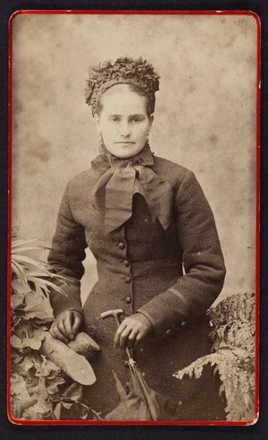 Bragge, James (Wellington) fl 1865-1875 :Portrait of unidentified woman