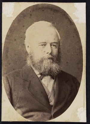 Clarke W H fl 1878-1884: Portrait of Hon H T Fisher