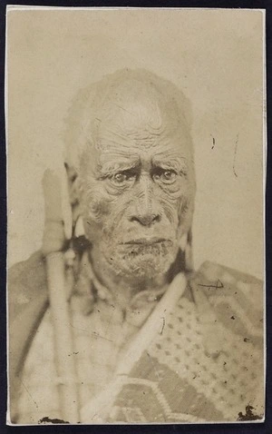 Photographer unknown :Portrait of Taraia Ngakuti te Tumuhia 1790?-1872
