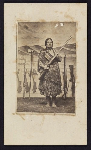 Peyman, Benjamin, 1823/24-1897 : Photograph of Victoria, Queen of the Nukumaru