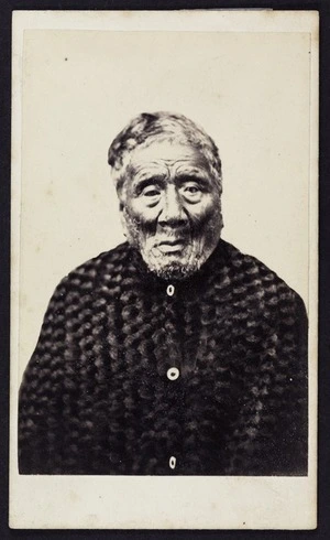 Portrait of Te Kaeaea, also known as Taringakuri