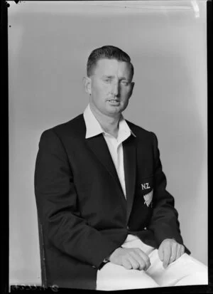 Mr M E Chapple, vice captain of the New Zealand Cricket Singles Team, South African tour, 1961