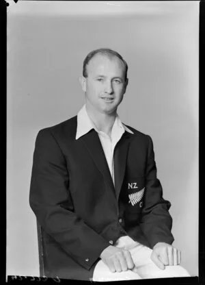 Mr P G Z Harris, member of the New Zealand Cricket Singles Team, South African tour, 1961