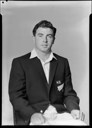 Mr G A Bartlett, member of the New Zealand Cricket Singles Team, South African tour, 1961