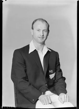 Mr P G Z Harris, member of the New Zealand Cricket Singles Team, South African tour, 1961