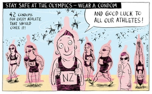 Stay safe at the Olympics - Wear a Condom