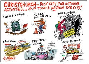 Christchurch - best city for outdoor activities