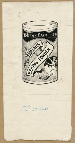 Low, David Alexander Cecil, 1891-1963 :Excelsior baking powder [ca 1910]