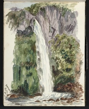 Babbage, Herbert Ivan, 1875-1916 :Dawson Falls. 64ft. April 1899.