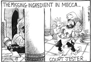 The missing ingredient in Mecca - Court Jester