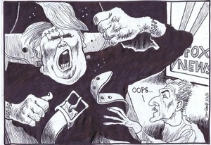 [Trump as Frankenstein's monster]
